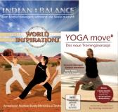 Indian Balance DVD (World Inspiration) + YOGA move DVD (Aktive E